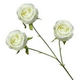 thumbnail image 1 of Artificial Rose Bouquet, Realistic Fake Roses for Wedding Valentine'S Day, Home Table Decoration Centerpiece in Vase (1Pcs) White, 1 of 8