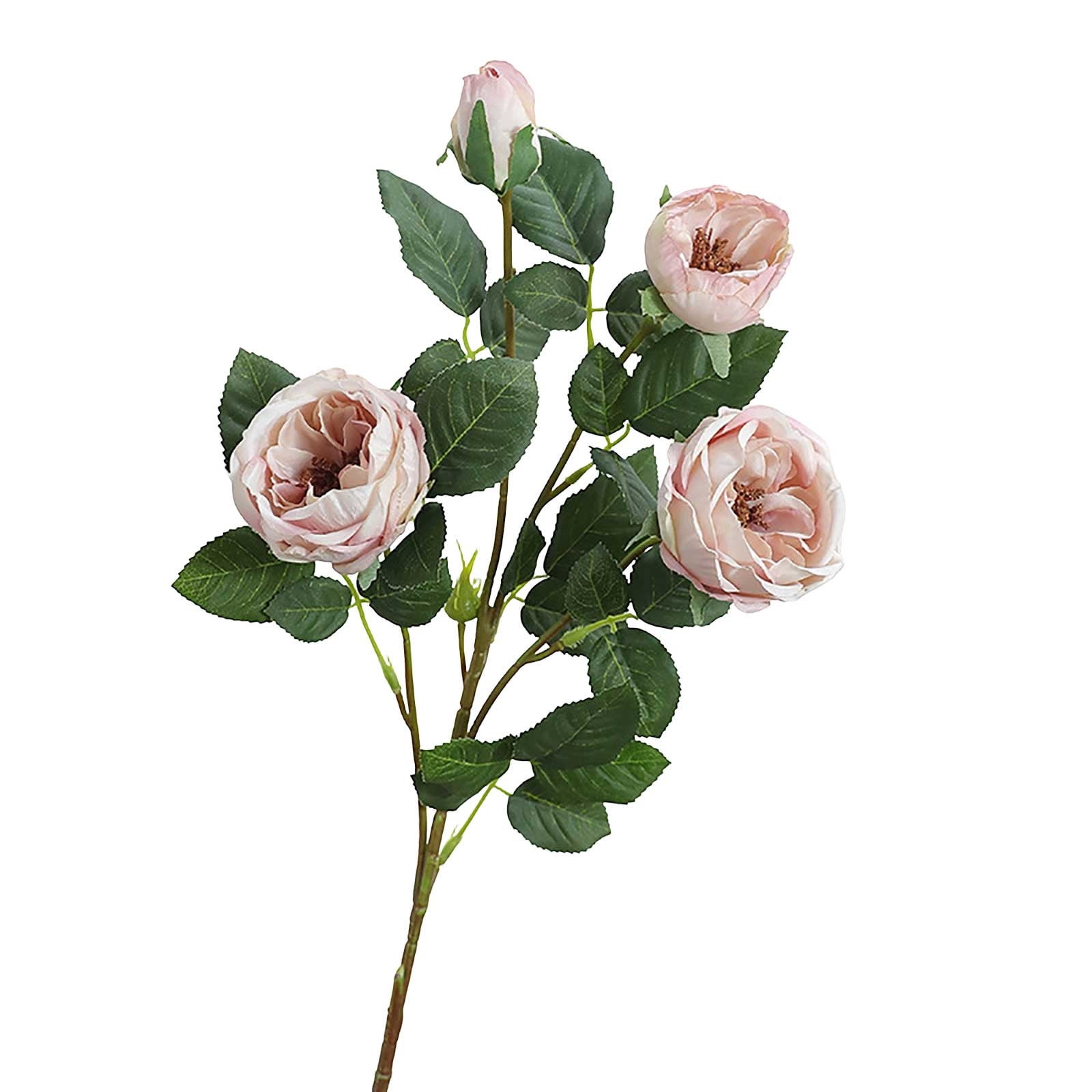 Artificial Rose Bouquet Vintage European Style Silk Flower Arrangement ... - Vintage Style Interiors