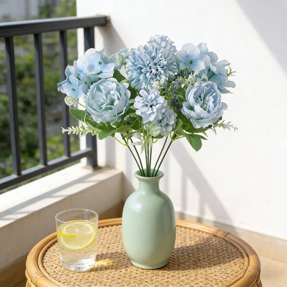 Artificial Rose Bouquet for Aesthetic Floral Decor, Ideal for Mother's Day, Wedding, Living Room and Holiday Arrangements