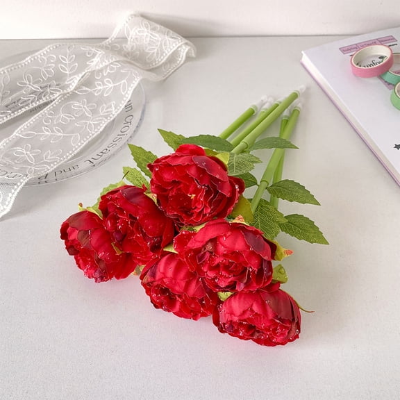 Artificial Rose Flower Ballpoint Pens, Decorative Floral Pens for Stationery, Gifts & DIY Journaling