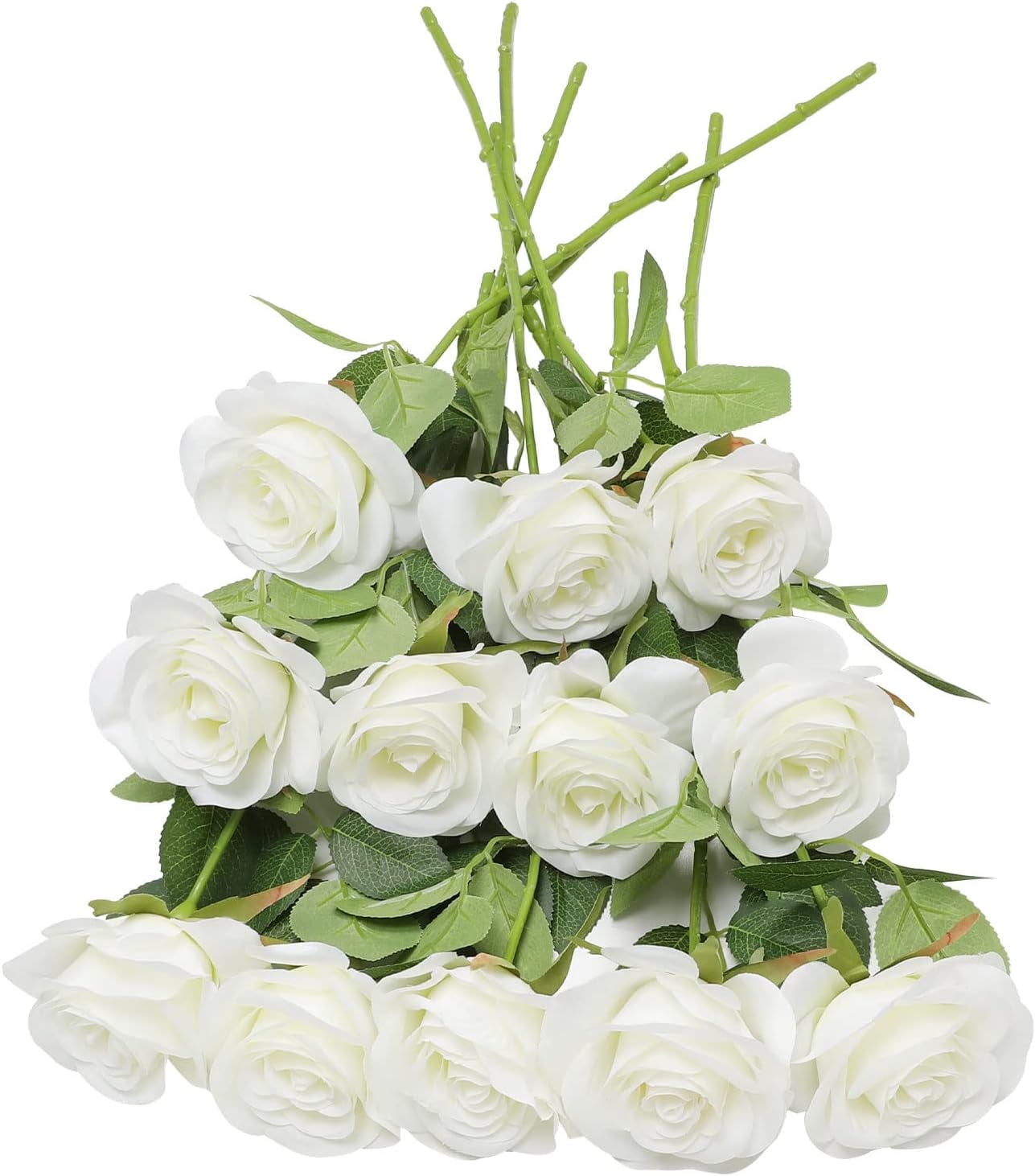 Artificial Rose Flower Blush Flowers Pink Roses Silk Flowers pcs with ...
