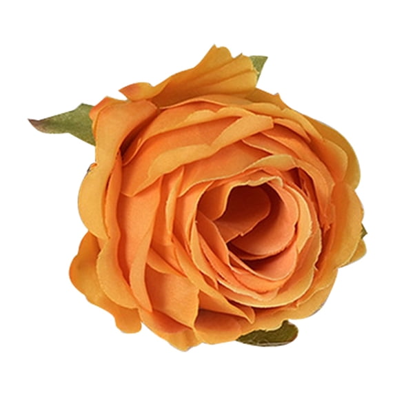 Artificial Rose Flower Hair Clips, Binkne Single Rose Flower - Artificial Flower Head, Perfect for Weddings, High-End Corsage, Hairpin, and Decorative Headpiece