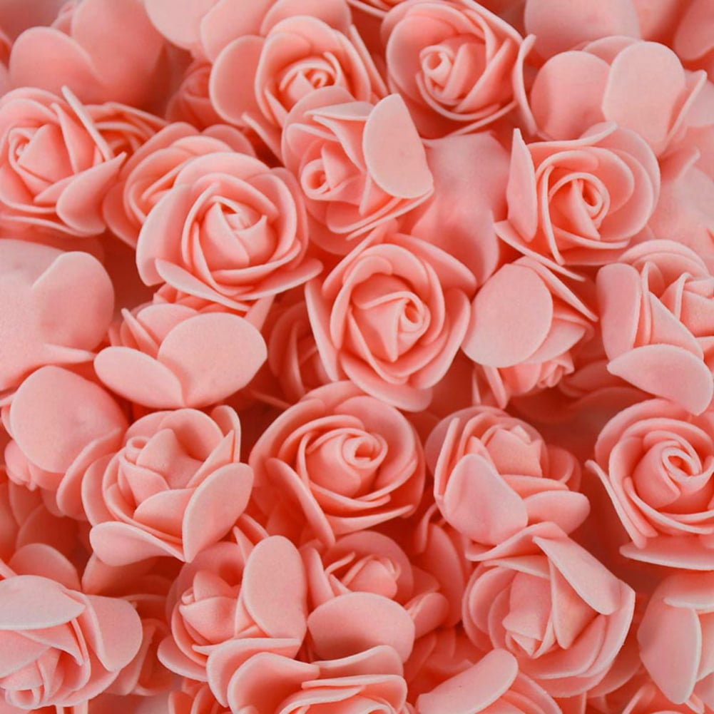Artificial Rose Flower Heads,50pcs Foam Rose Fake Flower Heads Bulk for