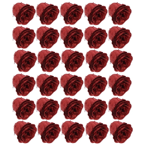 Artificial Rose Flowers Fake Boxes for Bouquets Roses Mother Bride Red