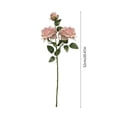thumbnail image 1 of Artificial Rose Flowers for Decoration,20.47 Inch Long Stems Fake Flowers for Home Table Party Garden Shop Office Weding Pink, 1 of 6
