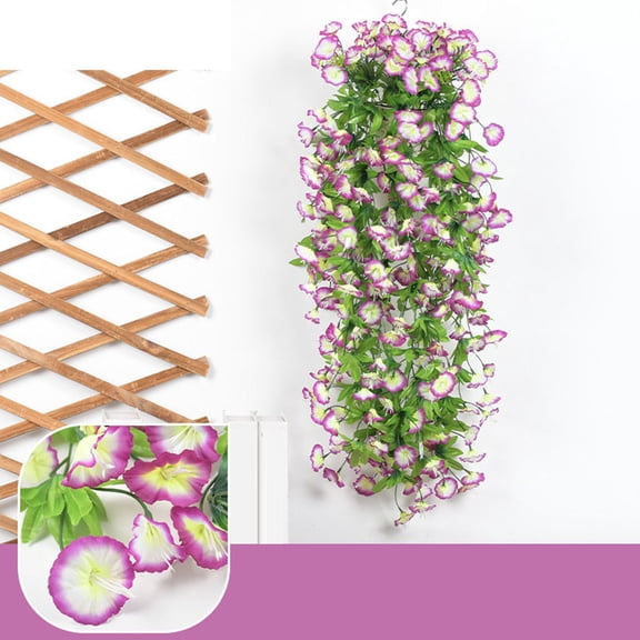 Artificial Rose Hanging Vine for Pipeline Cover, Realistic Fake Floral Greenery Plant, Ceiling Wall Living Room Decor, Easy Install No Maintenance Indoor Outdoor Home Office Decor