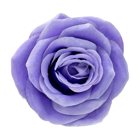 Artificial Rose Heads 9cm Multi Colored Silk Roses, Sky Blue Cloth Waterproof Flowers for Holiday Wedding Decor, Table Mantle Stair Decoration