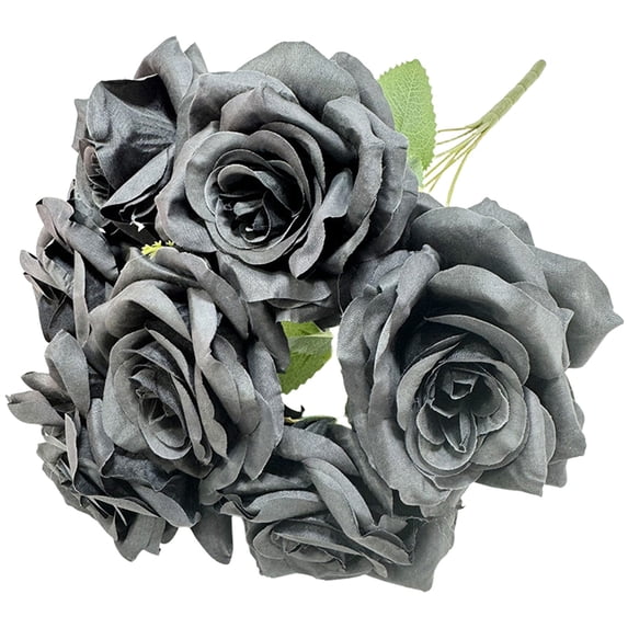 Artificial Rose, Loetky Artificial 7-Head Rose Bouquet for Wedding Table Decoration and Studio Props, Wedding Decoration