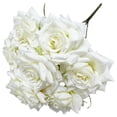 thumbnail image 1 of Artificial Rose, Loetky Artificial 7-Head Rose Bouquet for Wedding Table Decoration and Studio Props, Wedding Decoration, 1 of 9