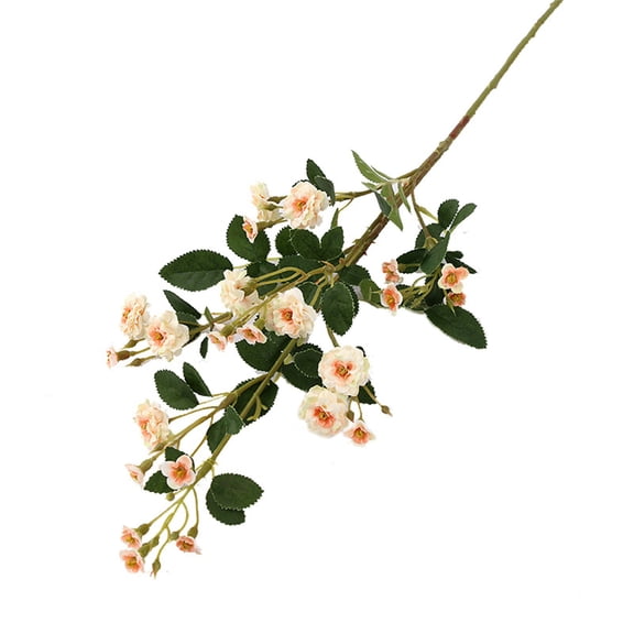 Artificial Rose Long Stem Artificial Flowers Rustic Fall Decor Silk Flowers for Arrangement Lifelike Realistic Touch Farmhouse Centerpiece Wedding Floral Arranging Home Office Decor
