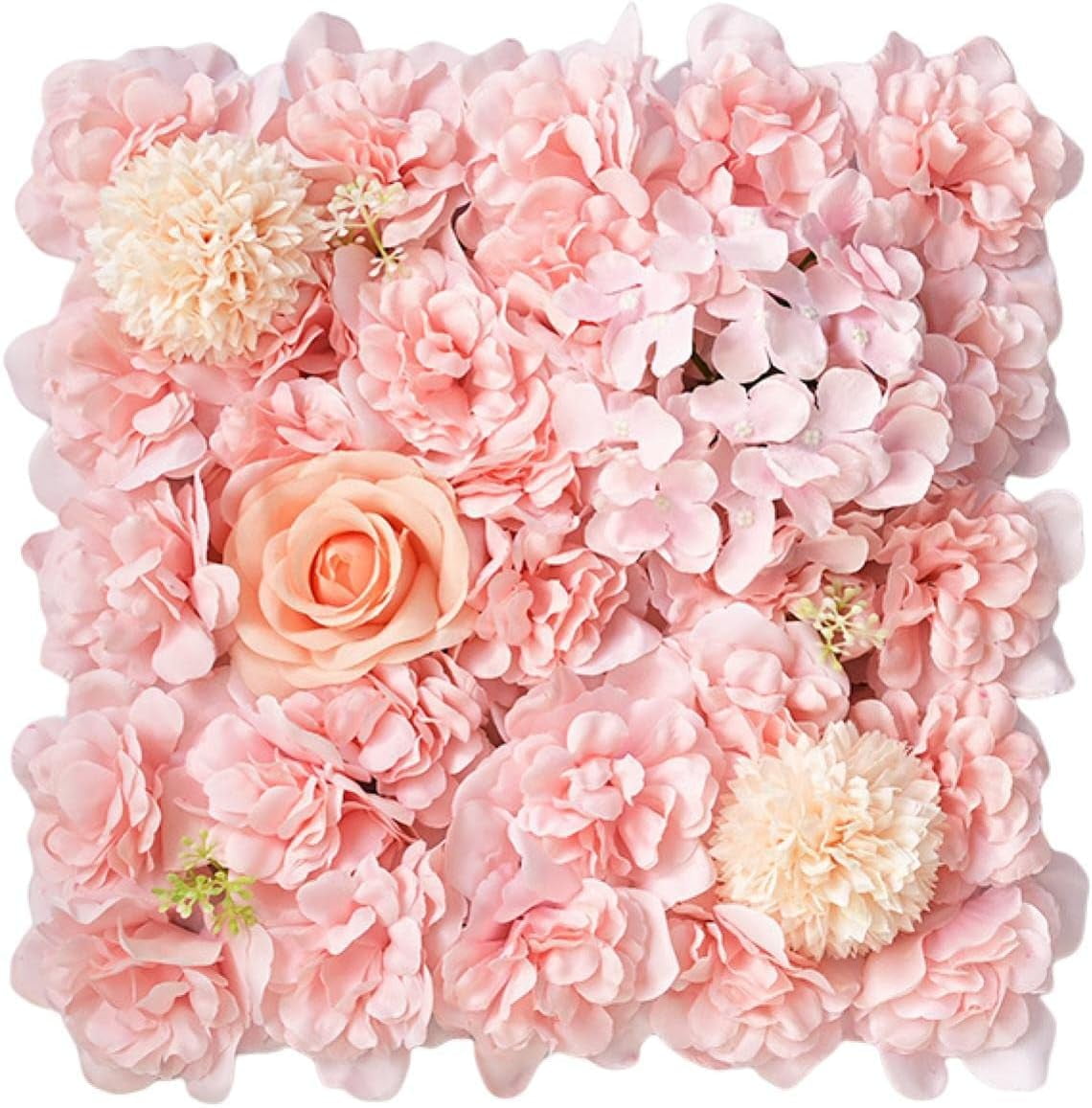 Artificial Rose Panel Artificial Rose Backdrop Wedding Wall Decoration