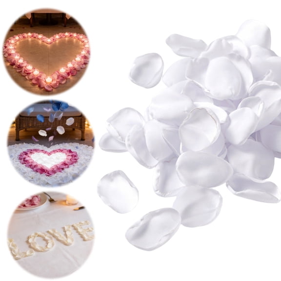 Artificial Rose Petals 200 Piece Fabric Faux Flower Petals For Wedding Aisle Table Centerpiece Confetti Decor