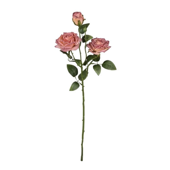 Artificial Rose Stems Flowers, Real Look Faux Rose Bouquet for Vase Filler, Farmhouse Rustic Neutral Home Decor, Wedding Centerpieces, Red