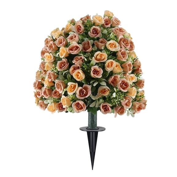 Artificial Rose Topiary Tree with Stake Outdoor Garden Decor