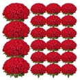 thumbnail image 1 of Artificial Roses 500pcs, Red Foam Fake Roses Bulk with Stems, 1 of 6