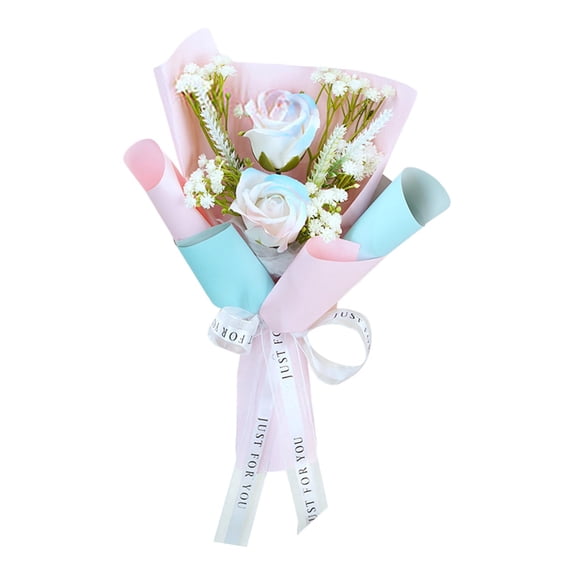 Artificial Roses Bouquet, Realistic Never Fading Roses Flowers for Mother's Day, Valentine's Day, Wedding & Home Party Decor, Long-Lasting Gift for Women, Mom, Wife, Girlfriend