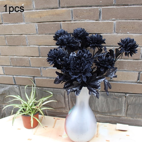 Artificial Roses Dahlia Branch Bouquets Flower Arrangement Photography Props Home Office Living Room Wedding Party Decorations