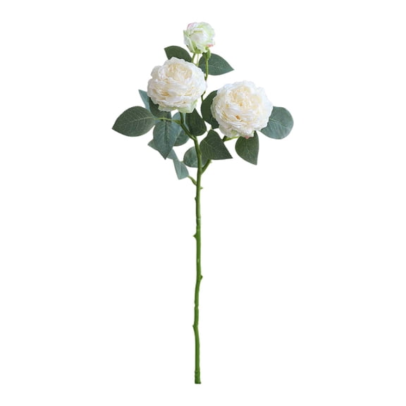 Artificial Roses Real Touch Single Stem Fake Roses, Artificial Flowers Silk Realistic Bouquet Flowers Arrangements Home Office Garden Party Wedding Decoration