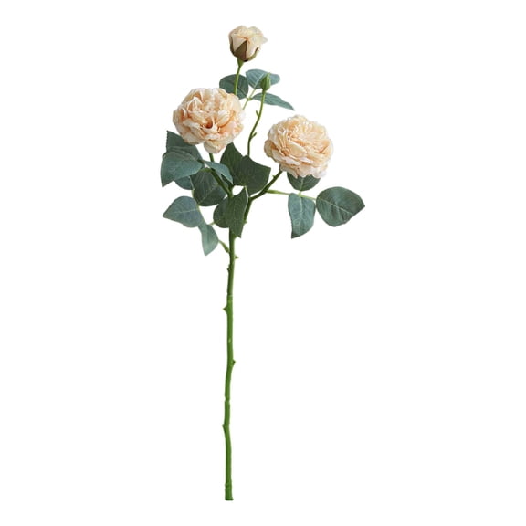 Artificial Roses Real Touch Single Stem Fake Roses, Artificial Flowers Silk Realistic Bouquet Flowers Arrangements Home Office Garden Party Wedding Decoration
