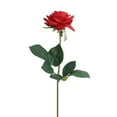 thumbnail image 1 of Artificial Roses Real Touch Single Stem Fake Roses Silk Realistic Bouquet Flowers Arrangements Home Office Garden Grave Party Wedding Decoration, 1 of 8