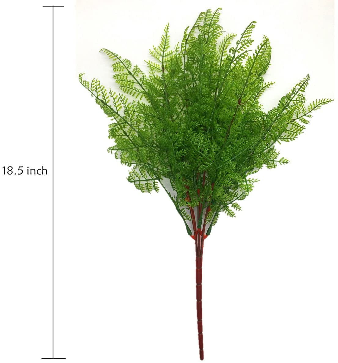 Artificial Shrubs Bushes, Plastic Fern Leaves Persian Grass Fake Plants 