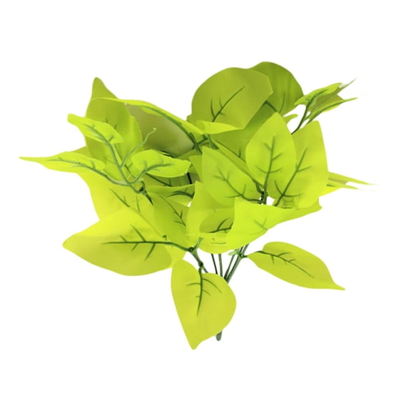 Artificial Shrubs Green Bushes 13 Inch, Grass Greenery Stems for Indoor Outdoor Home Garden, Wedding Table Centerpieces Patio Porch Window Box Office Decor, 1PC