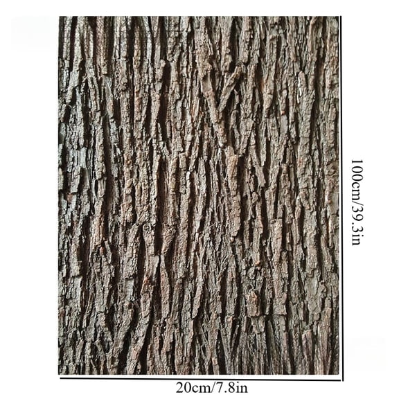 Artificial Silicone Bark Garden Landscape Pipe Wall Column Decoration Suitable for Home Garden DIY Miniature Landscape Fake Bark