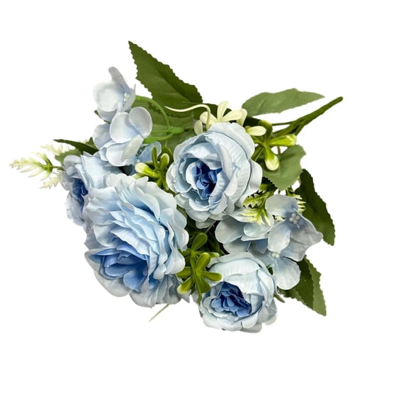 Artificial Silk Flower Stems for Vases, Faux Floral Branches for Home Decor Centerpieces and Wedding Table Runner Arrangements