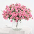 thumbnail image 1 of Artificial Silk Flowers Bouquet | Realistic Fake Flowers for Wedding Centerpieces & Home Decor | 5 Color Options | 1 Bouquet, 1 of 3