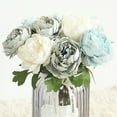 thumbnail image 1 of Artificial Silk Flowers Realistic Tea Roses Long Stem for Home Wedding Decoration Party, 11.5in, 1 of 8