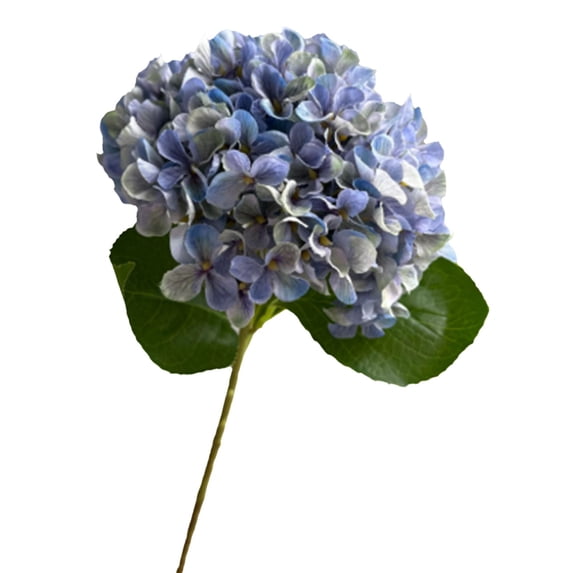 Artificial Silk Hydrangea Flower, 26" Hydrangea Single Branch, Moisturizing Flower for Wedding Home Decor, Boho Dried Touch for Living Room Outdoor Porch
