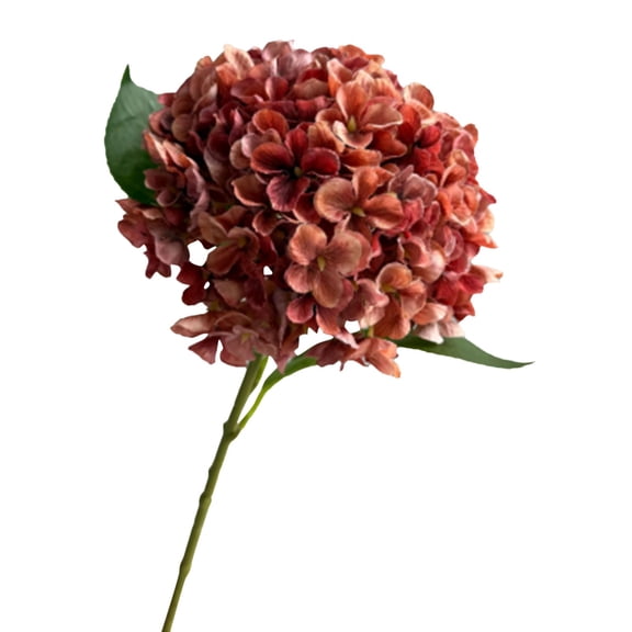 Artificial Silk Hydrangea Flower, 26" Hydrangea Single Branch, Moisturizing Flower for Wedding Home Decor, Boho Dried Touch for Living Room Outdoor Porch