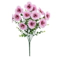 thumbnail image 1 of Artificial Silk Pansy Flowers, Outdoor Spring Flowers, Pansies Wildflower UV Resistant Plants Faux Impatiens for Window Box Wedding Party Outside Garden Porch Decor, 1 Pcs, 13.78x7.87", 1 of 9