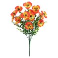 thumbnail image 1 of Artificial Silk Pansy Flowers, Outdoor Spring Flowers, Pansies Wildflower UV Resistant Plants Faux Impatiens for Window Box Wedding Party Outside Garden Porch Decor, 1 Pcs, 13.78x7.87", 1 of 9