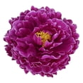 thumbnail image 1 of Artificial Silk Peony Head Flowers Bouquet - Realistic and Vibrant for Bridal Wedding Table Centerpiece, Valentine's Day, Home Living room Decor, Real-Like Peony Flowers, 1Pc(Purple,6.7x6.7"), 1 of 9