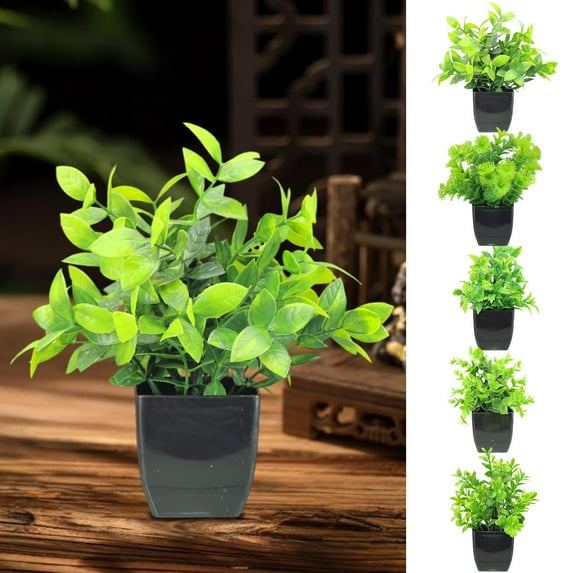 Artificial Silk Plants for Home Decor Faux Greenery Indoor Arrangements with Realistic Leaves and Stems for Living Room and Office Spaces Akmoler