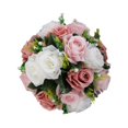 thumbnail image 1 of Artificial Silk Rose Ball – Romantic Wedding Centerpiece & Home Table Decoration, Realistic Simulation Flower Arrangement, 1 of 5