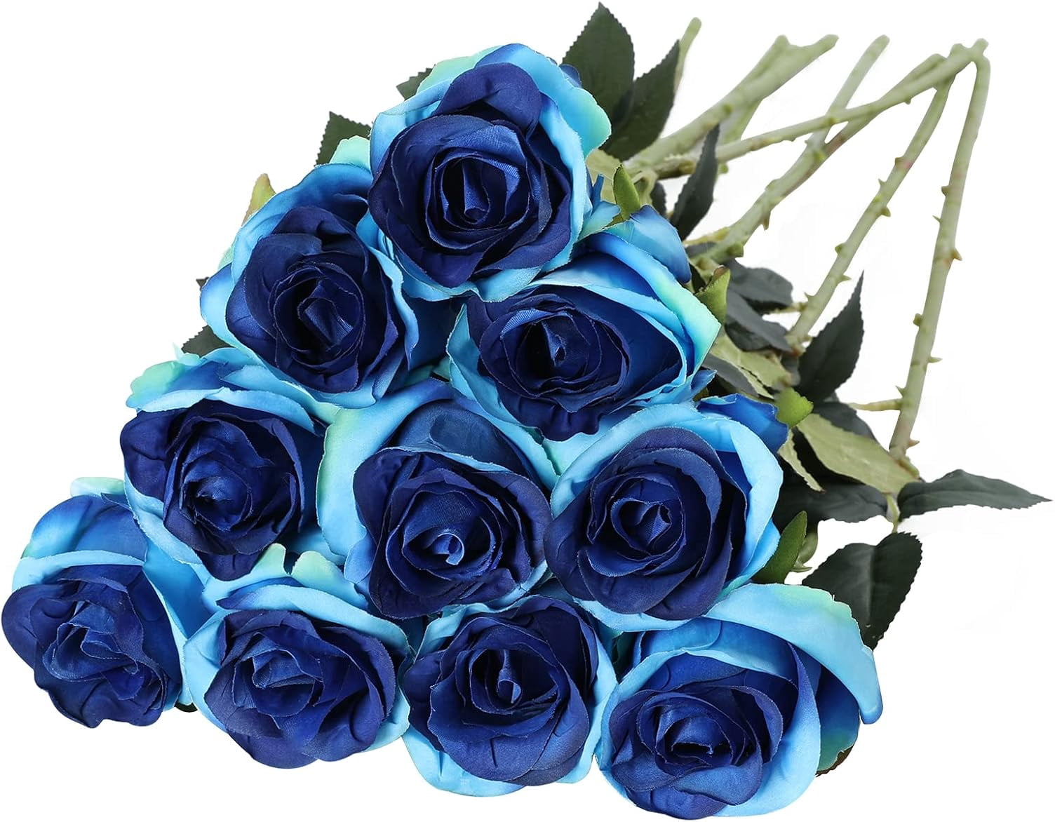 Artificial Silk Rose Flower Bouquet Lifelike Fake Rose for Wedding Home ...