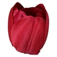 thumbnail image 1 of Artificial Silk Tulip Flower Heads, Faux Tulip Blooms Fake Floral Heads,Realistic Soft Texture Durable Vibrant Heads for Bridal Bouquets Wreath Table Centerpieces Home Wedding DIY Decor,Red, 1 of 9