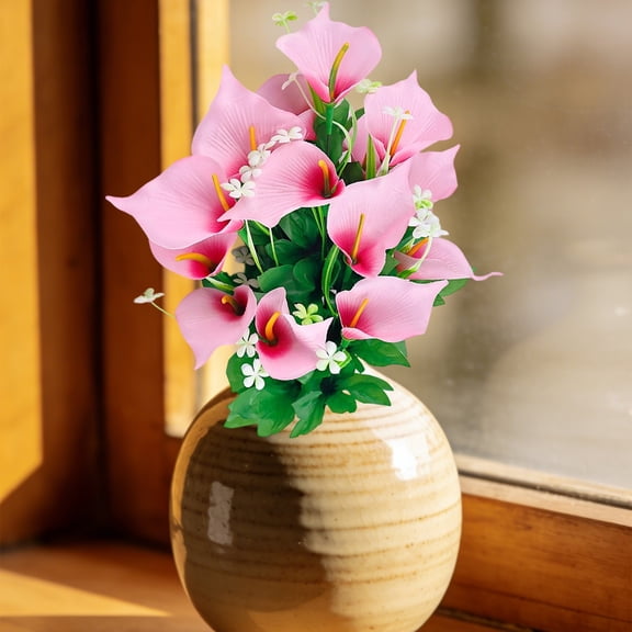 Artificial Silk Water Lilies, Realistic Faux Lily Stems, Floating Flower Decor for Home, Office, Wedding Table, Vase, Pool, Aquarium Theme, Party Centerpiece, Romantic Floral Arrangement, Fresh Look