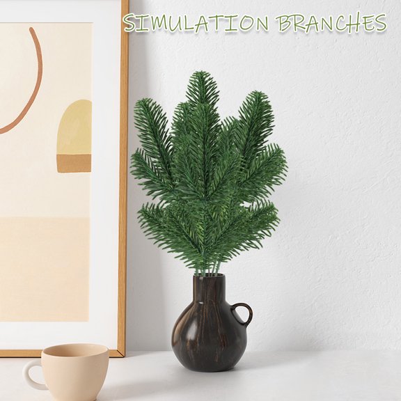 Artificial Simulation Branches Christmas Tree Decorations, Premium Pvc Craft Picks For Home Festival Ornaments, Perfect For Party Bouquets Photography Props