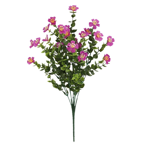 Artificial Simulation Flower,Artificial Fall Flowers Outdoor Bundles Plants No Fade Plastic Greenery Garden Porch Patio Fall Home Decor