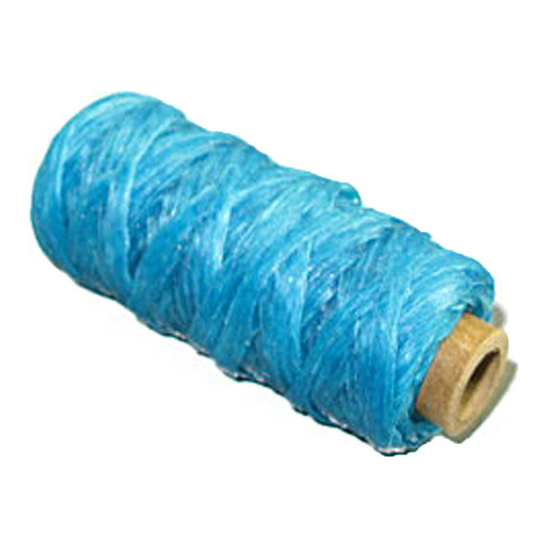 Artificial Sinew Red 20 Yard Spool - Polyester Craft Thread For Leather & Beading