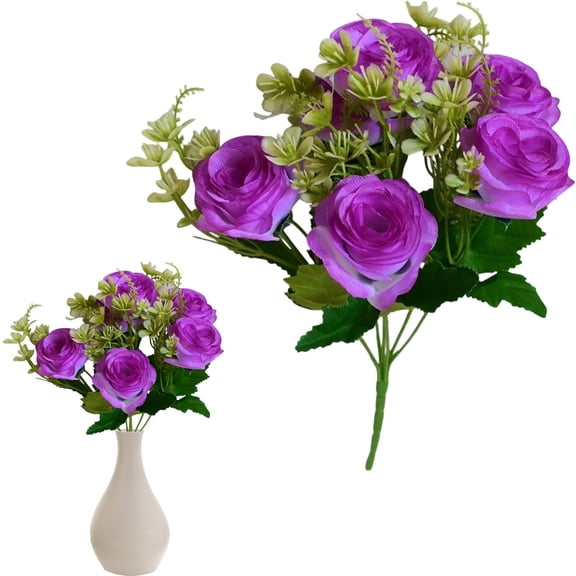 Artificial Single Rose Stem, Faux Silk Rose Flower For Home Decor And Stage Prop, Lifelike Rose Bouquet For Wedding And Party Decoration