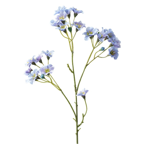 Artificial Single Stem Fabric Flower Lifelike Faux Floral Spray For Vase Wedding Home Decor