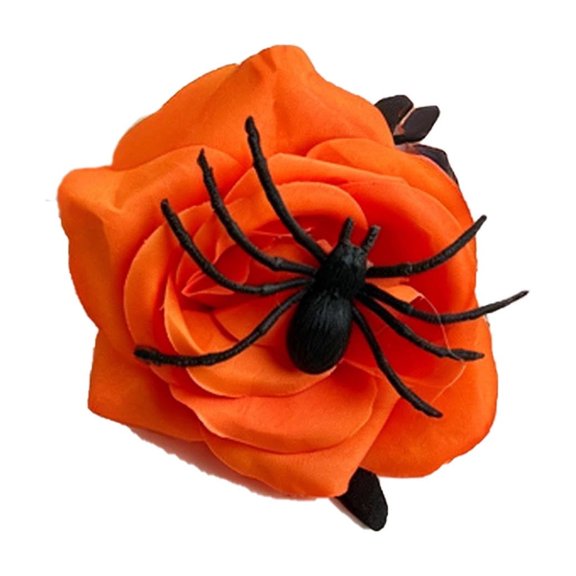 Artificial Skeleton Roses Flower, 2026 Halloween Dark Themed Artificial Flowers Festive Wedding Decorations