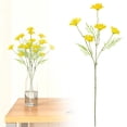 thumbnail image 1 of Artificial Small Daisies Dutch Bouquet, 1 Pack Realistic Faux Flower Vase Arrangement for Home Hotel Wedding Centerpieces Indoor Decor, 1 of 6