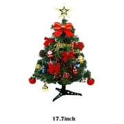 Artificial Small Mini Christmas Tree,Small Christmas Tree Decorations for Table,Mini Table Top Christmas Tree with Ornaments ,Mini Table Top Christmas Tree Decoration Decor Home Xmas Gift Party,60cm