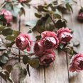 thumbnail image 1 of Artificial Small Peony Flower Vine 65" Long, 1 of 13