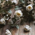 thumbnail image 1 of Artificial Small Peony Flower Vine 65" Long, 1 of 13